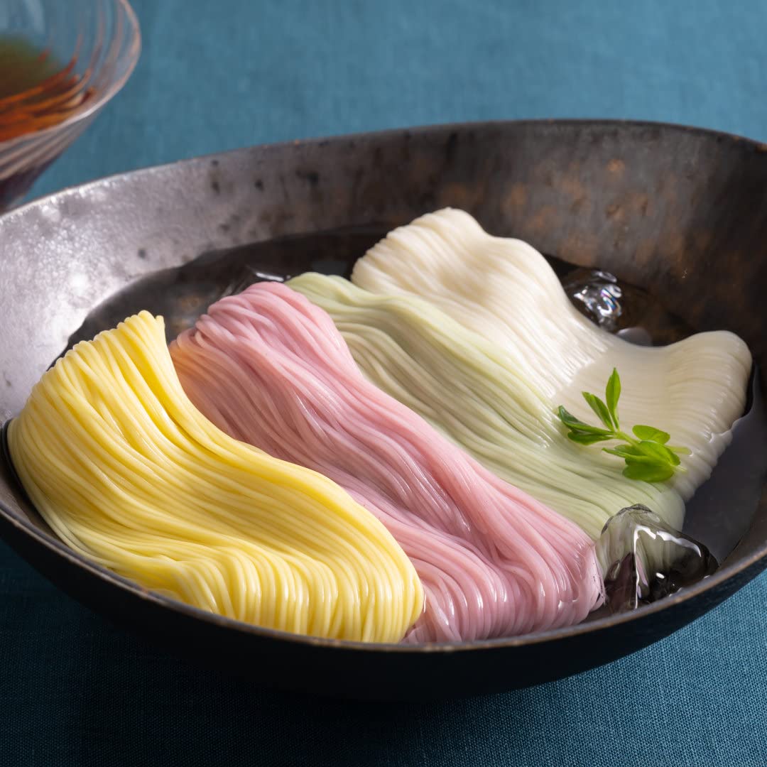 Ibonoito Somen Noodles Premium Colorful Hana Gift Box 50g x 5 CST-10 - Image 3