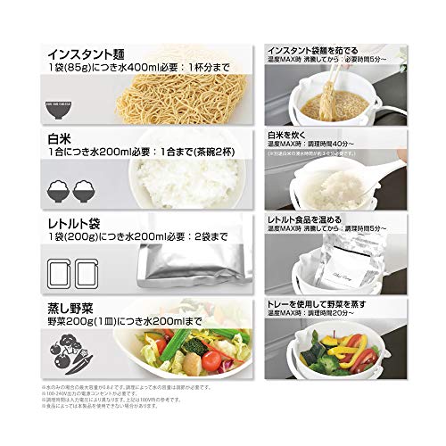 International Travel Foldable Cooker 800ml AC100V-120V/220V-240V - Image 5