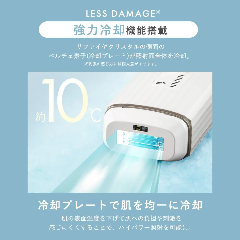 IRIS OHYAMA MiCOLA Hair Remover Optical Beauty Device 18J 300000 Flashes AC100-240V - Image 6