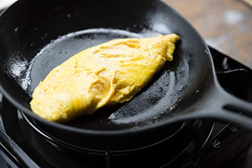 Iwachu Nambu Tekki Omelette Pan 24cm IH Blackened Finish Made in Japan - Image 3