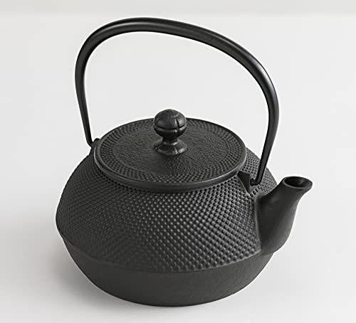 Iwachu Tetsubin Model 7 Arare IH-compatible with black firing (kama-yaki) 0.9L Nambu Tekki 11720 - Image 6