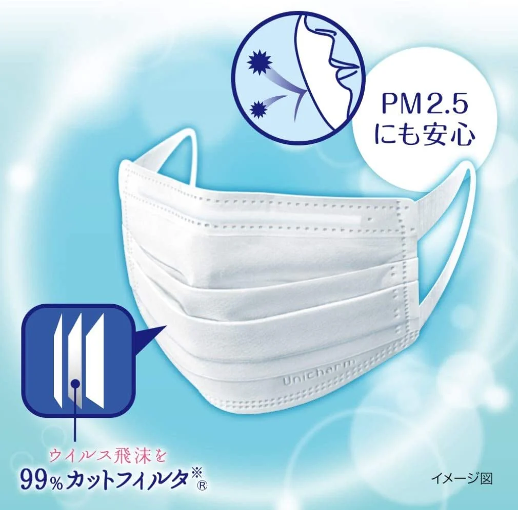 Japan Facemask - (Made in Japan PM2.5 correspondence) super comfortable mask pre - Tsutaipu usually 30 pieces - Image 3