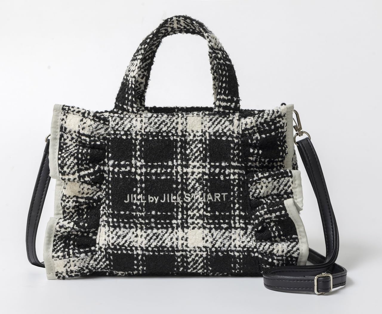JILL by JILL STUART Tweed Frill Bag BLACK Edition (Mook Book) - Image 2