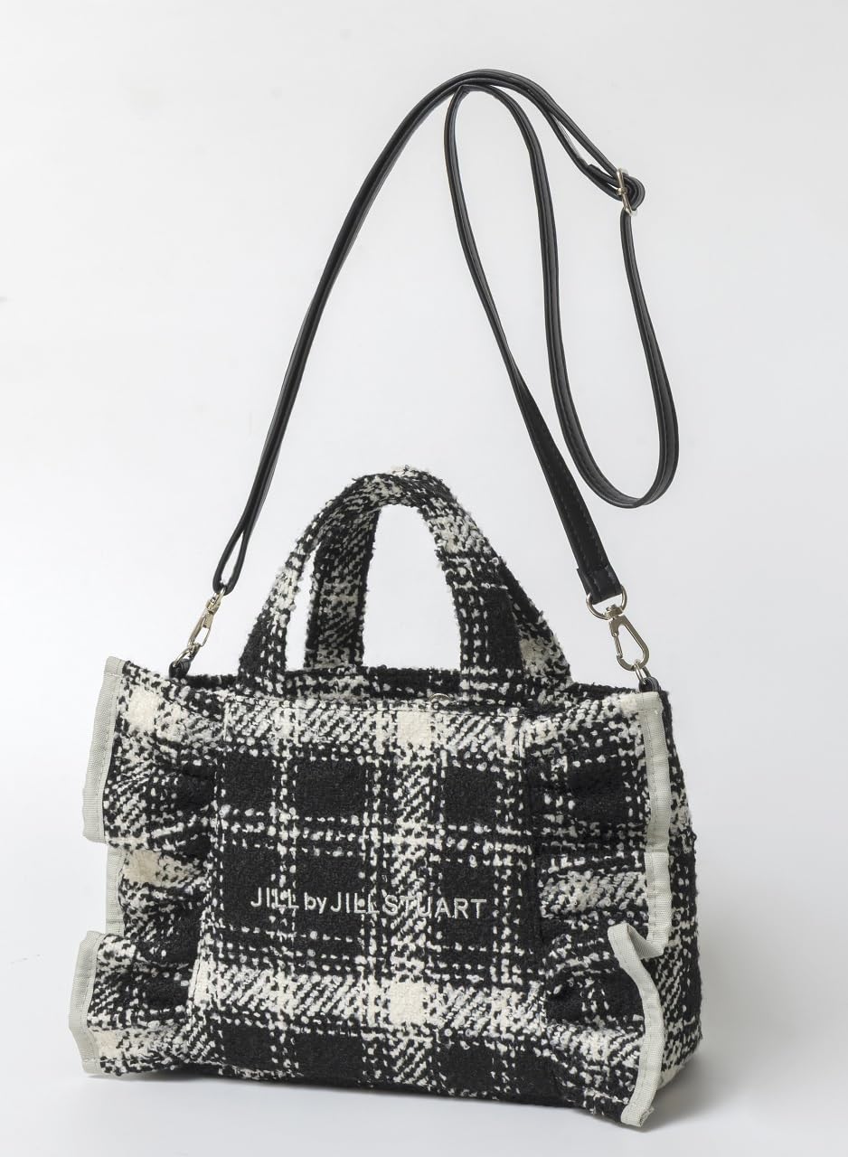 JILL by JILL STUART Tweed Frill Bag BLACK Edition (Mook Book) - Image 4