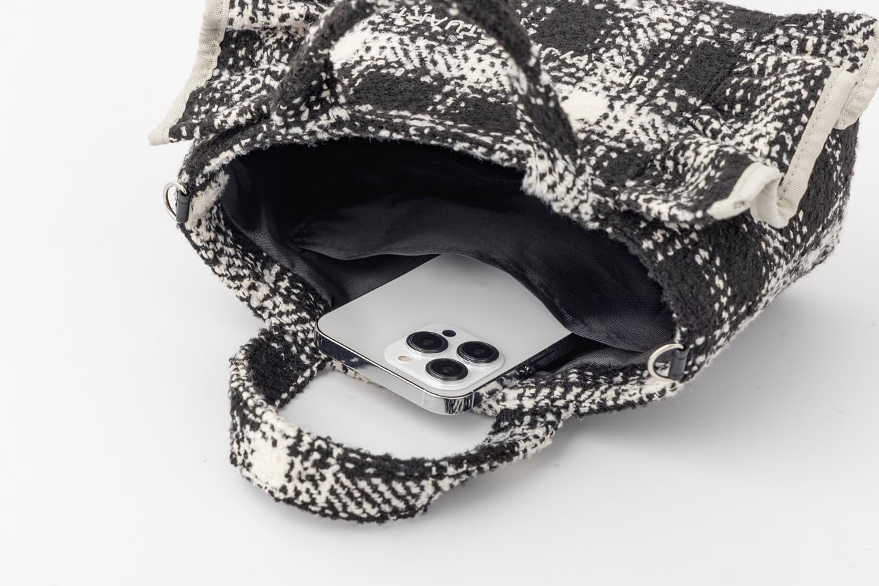 JILL by JILL STUART Tweed Frill Bag BLACK Edition (Mook Book) - Image 5