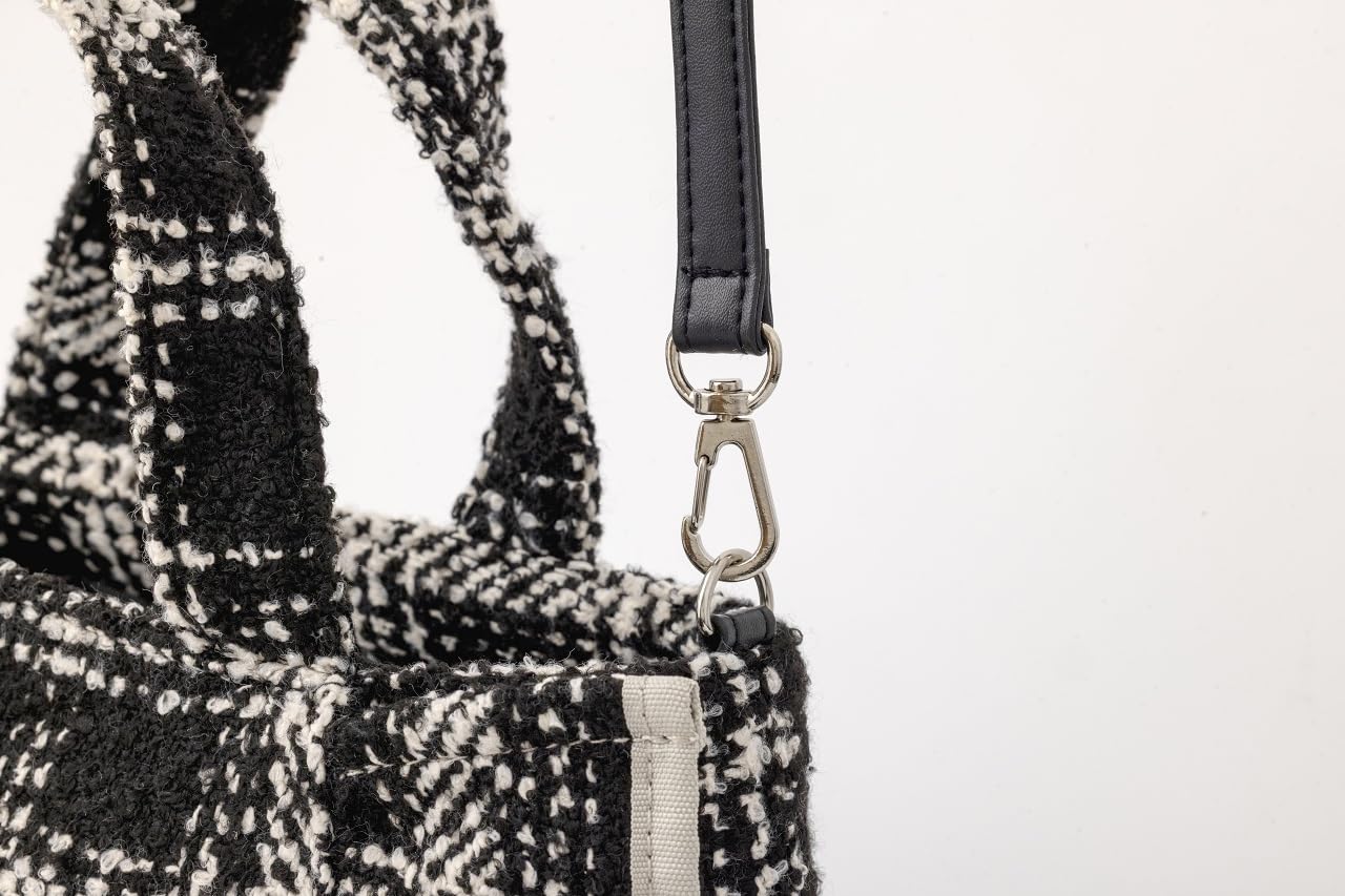 JILL by JILL STUART Tweed Frill Bag BLACK Edition (Mook Book) - Image 6