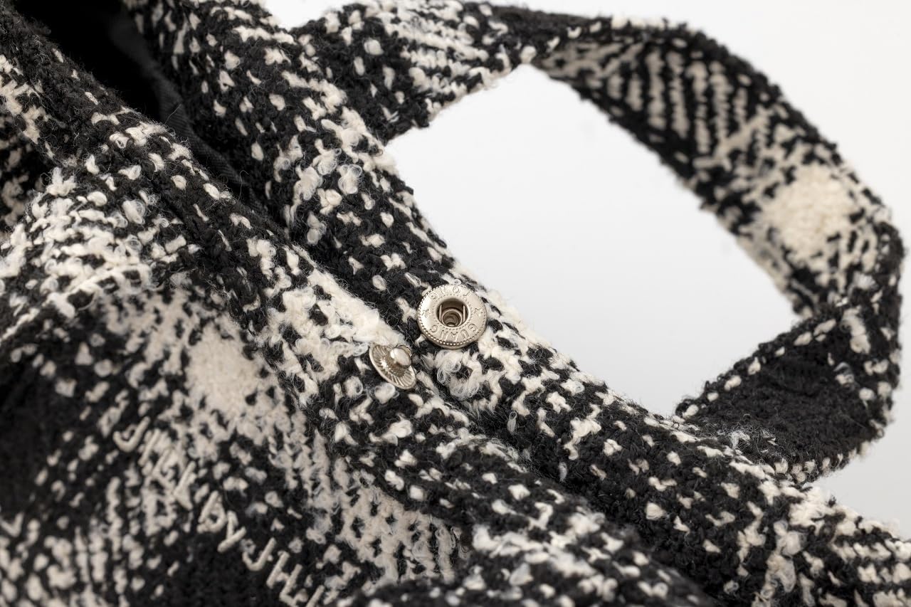 JILL by JILL STUART Tweed Frill Bag BLACK Edition (Mook Book) - Image 7