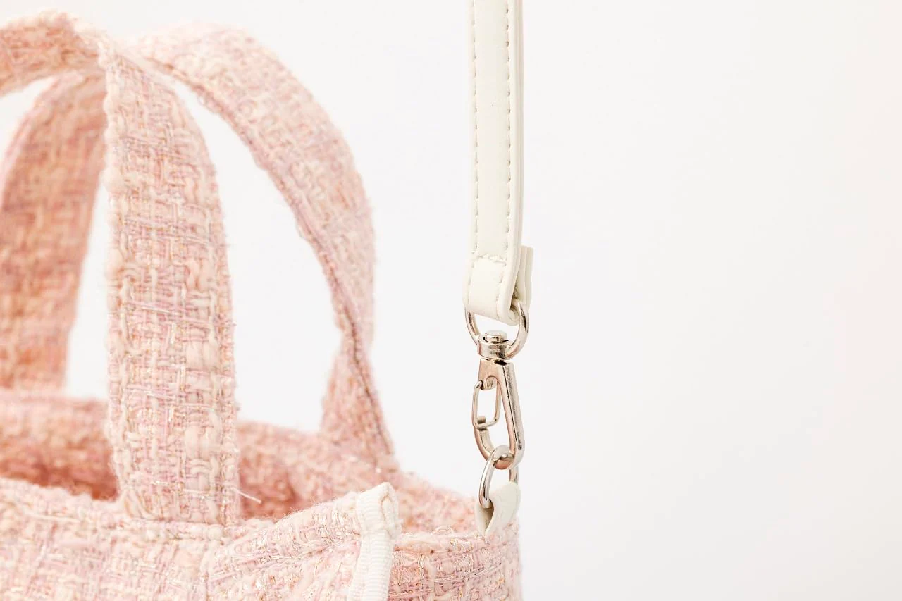 Jill by Jill Stuart Tweed Frill Bag PINK ver  (Mook Book) - Image 7