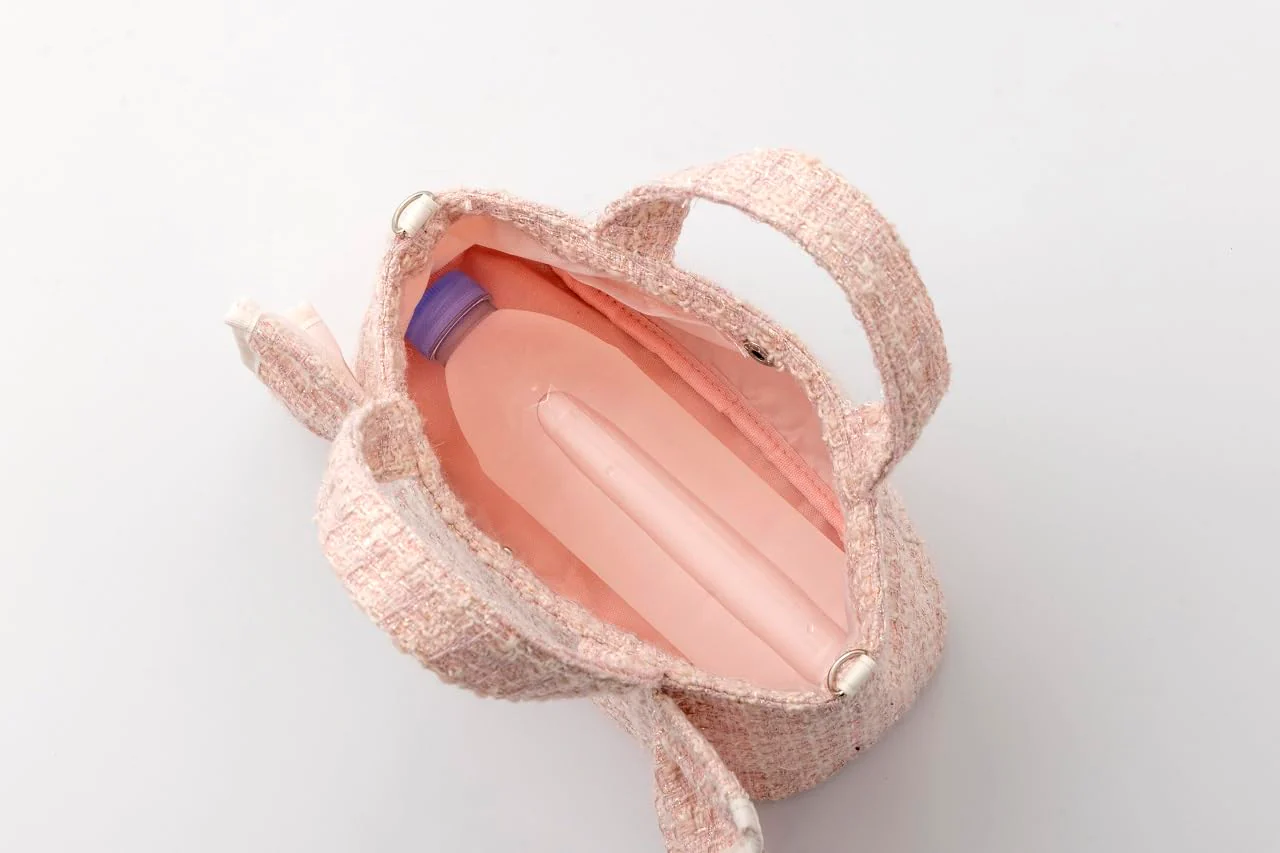 Jill by Jill Stuart Tweed Frill Bag PINK ver  (Mook Book) - Image 9