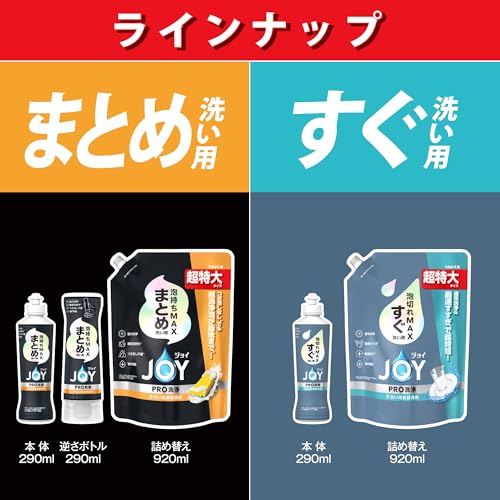 Joy PRO Wash Dishwashing Detergent for immediate use main body 290mL - Image 6