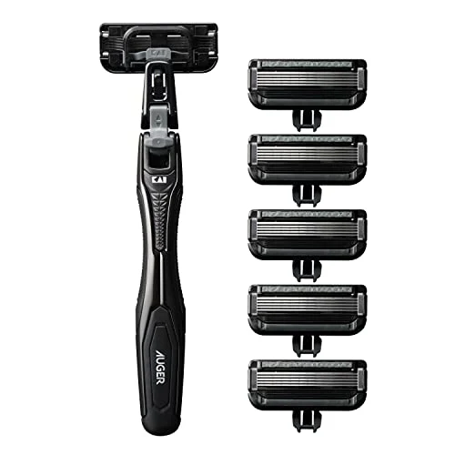 KAI AUGER 5-blade razor combo pack 6 replacement blades