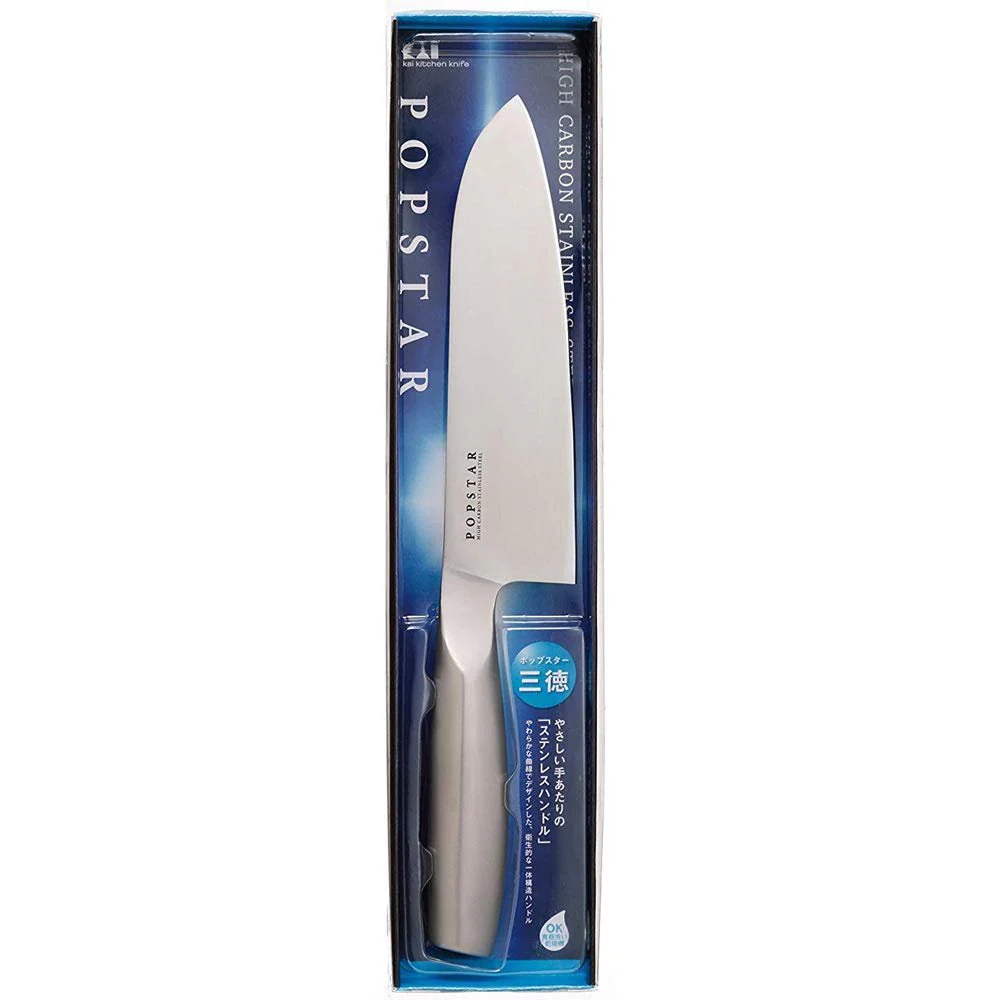 KAI Santoku knife Pop Star Dishwasher safe AB5114 165mm - Image 5