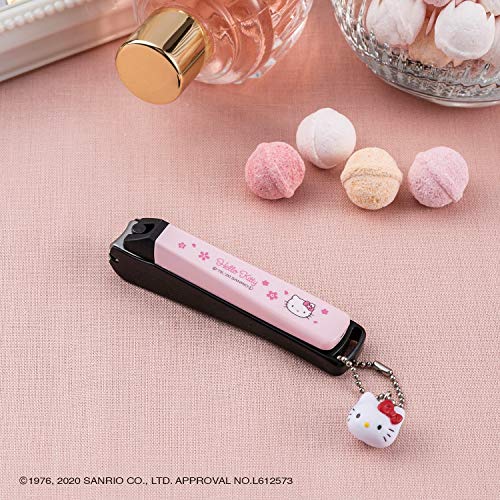 KAI KITTY Hanazakura Curved Blade Nail Clipper S Size Made in Japan KK2536 - Image 2