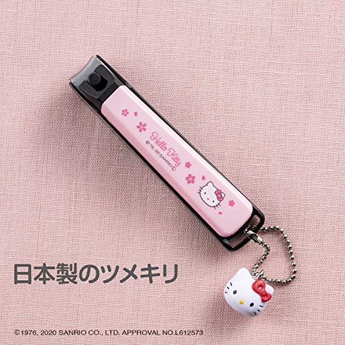 KAI KITTY Hanazakura Curved Blade Nail Clipper S Size Made in Japan KK2536 - Image 3