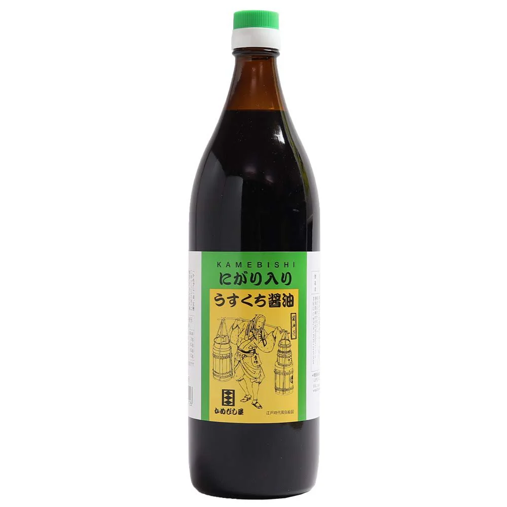 Kamebishi Usukuchi Soy Sauce with Bittern 900ml