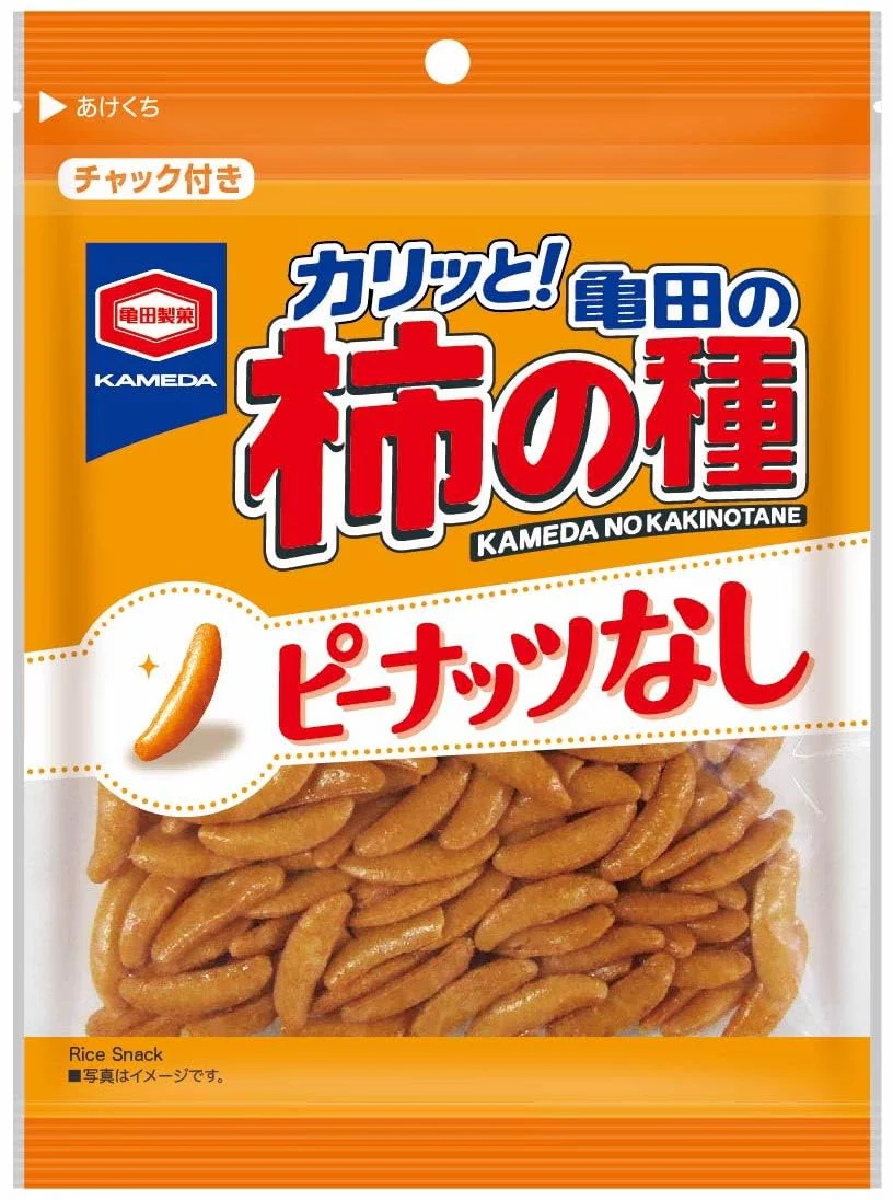 Kameda Kaki no Tane (Rice Crackers  No Peanuts) 100g × 12 Bags