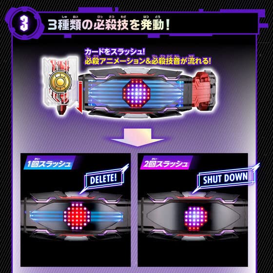 Kamen Rider Geats Henshin Belt DX Vision Driver Pretend Hero Toy Japan - Image 5
