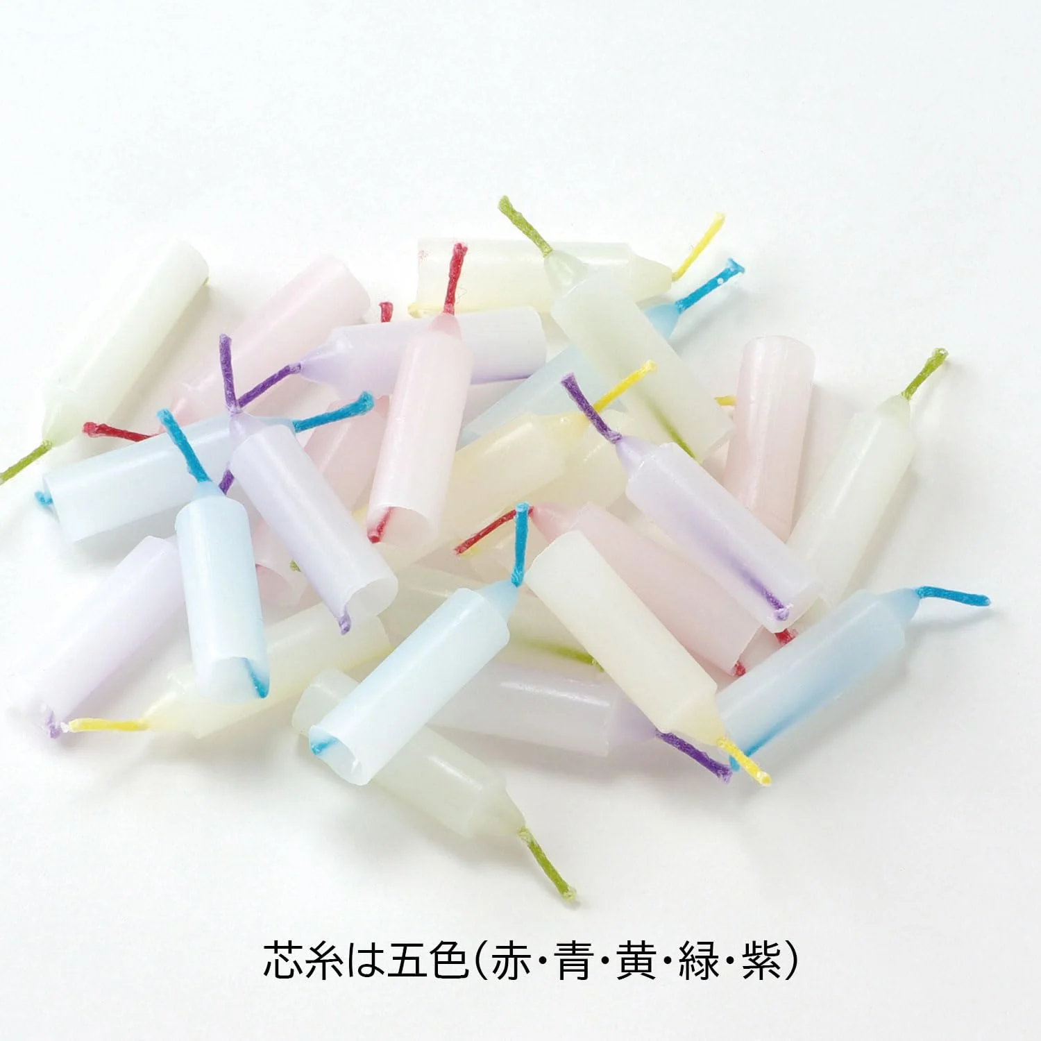KAMEYAMA five-color candles 300 candles 10 minutes - Image 3