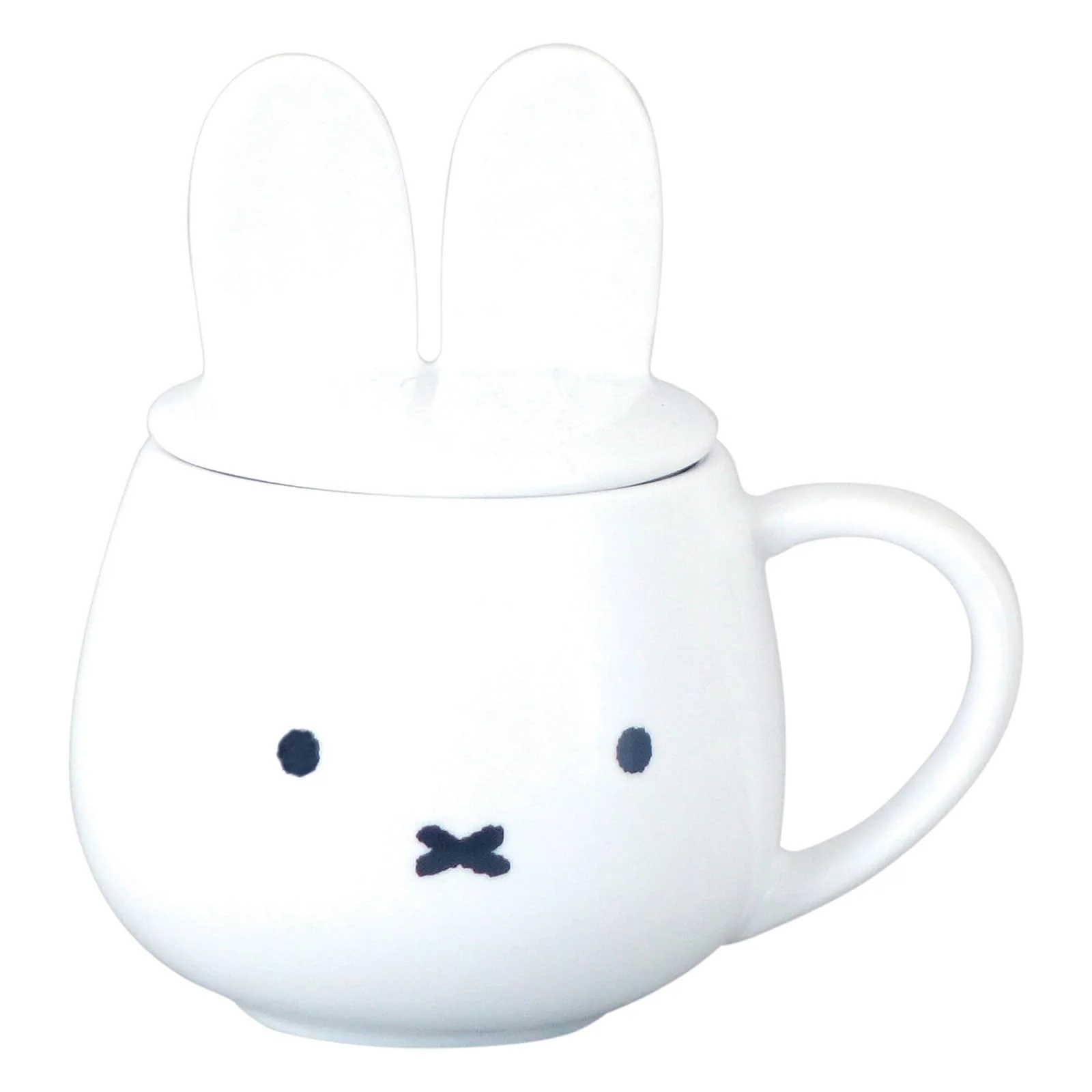 Kaneshotouki Miffy Mug with Lid Ear Handle 270ml Model 200101