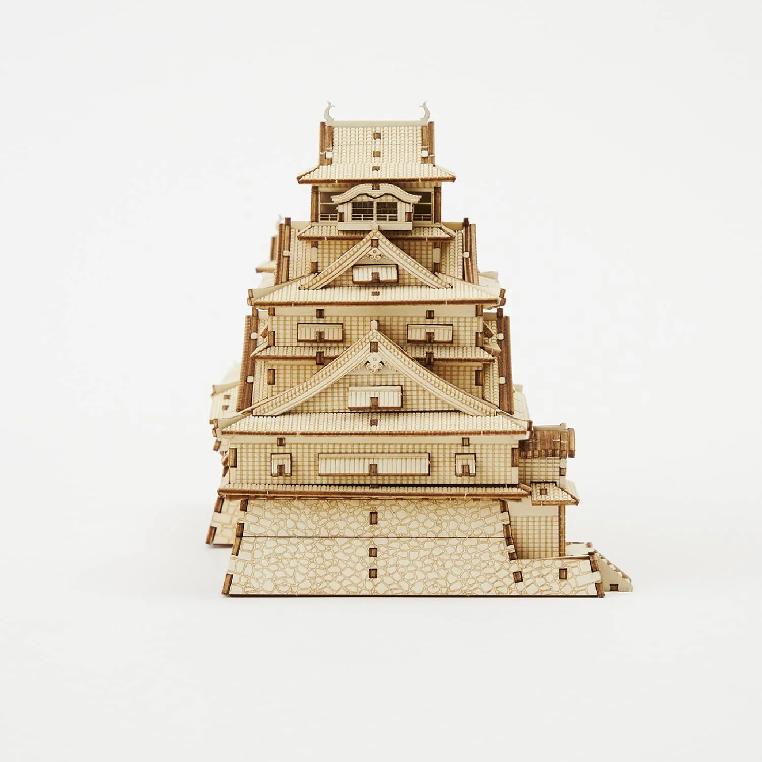 Ki-gu-mi Kumamoto Castle 3D Wooden Puzzle DIY Kit Educational Toy for Kids Adults - Image 7