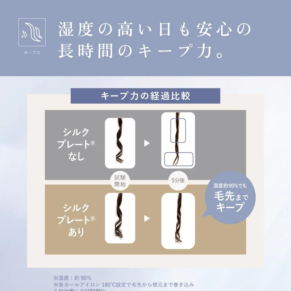 KINUJO Curling Iron 26mm  Silk Plate  11 Heat Settings  Worldwide Use AC100V-240V - Image 6