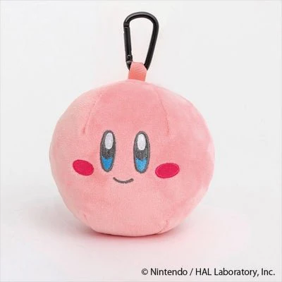Kirby Plush Pouch Eco Bag Book Smiling Version - Image 2