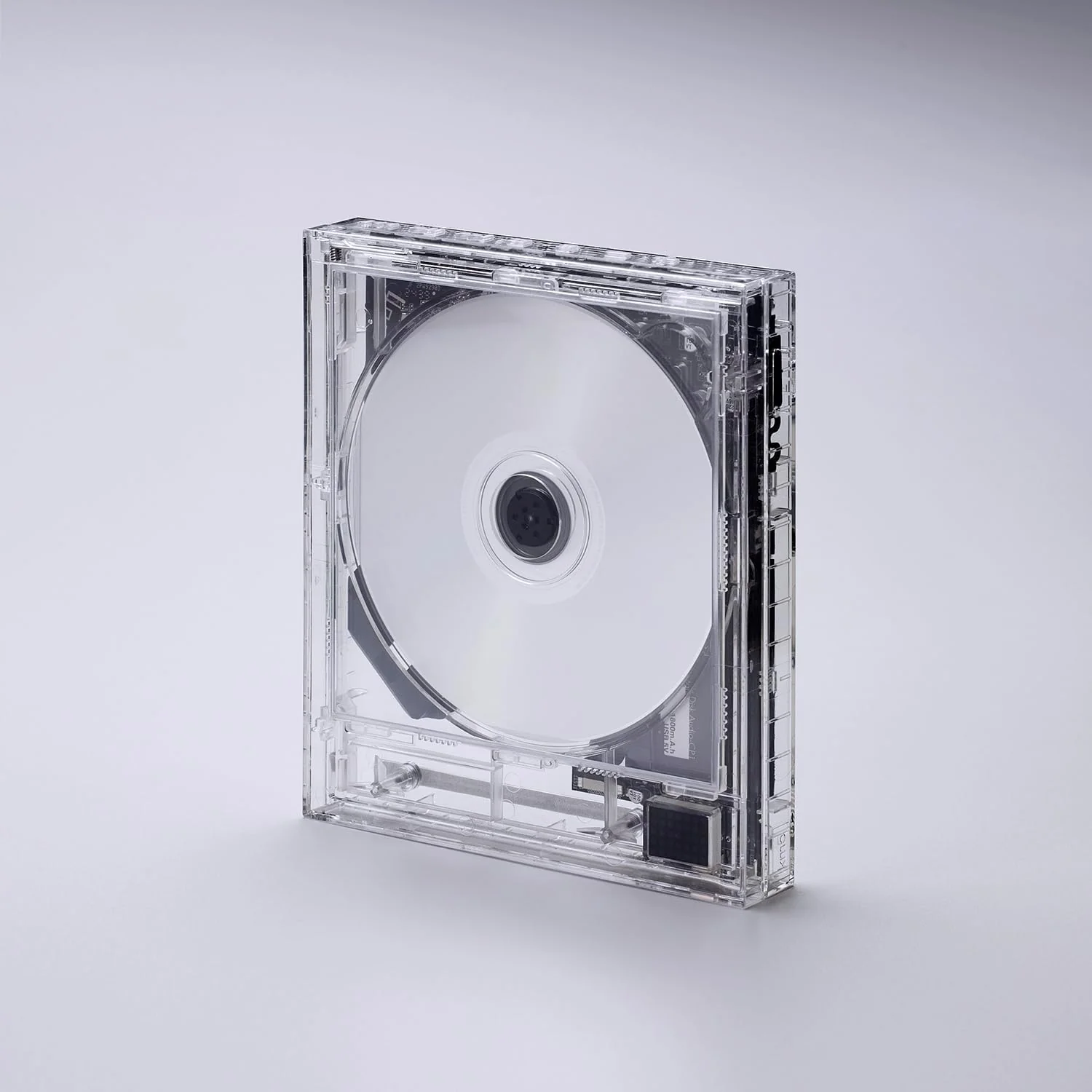 km5 Instant Disk Audio CP1 Bluetooth CD Player Clear - Image 3