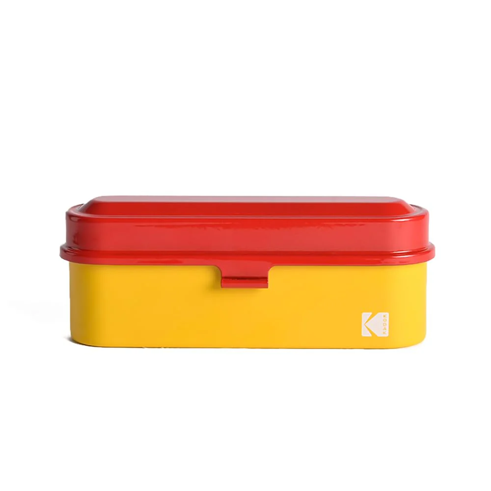 KODAK 35mm Film Case for 5 Rolls Compact Retro Steel Case Red - Image 2