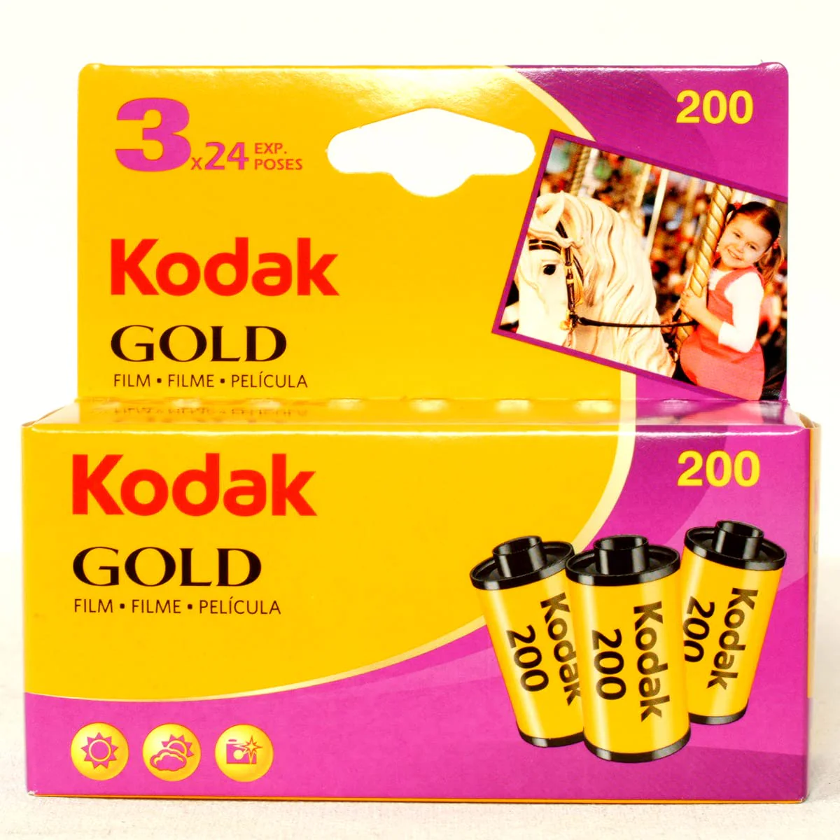 Kodak Gold 200 Film (Purple/Yellow) - Image 2