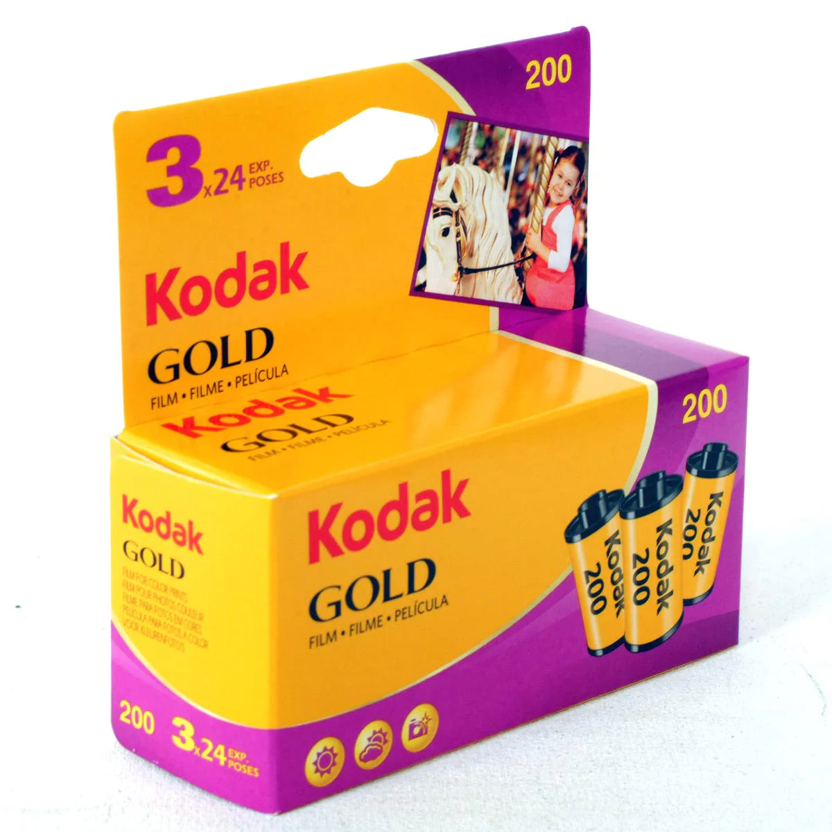 Kodak Gold 200 Film (Purple/Yellow) - Image 3