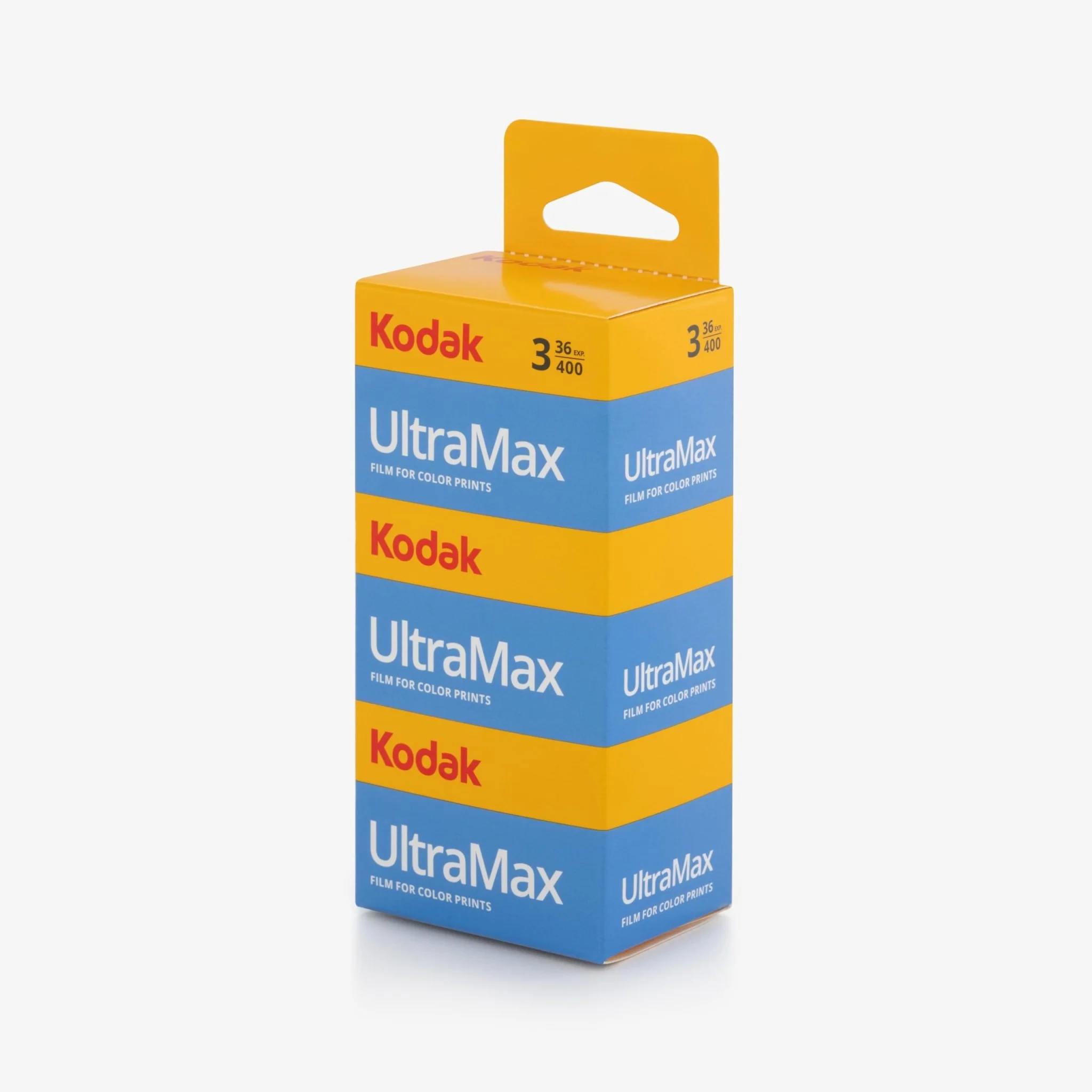 Kodak Ultramax 400 35mm Color Negative Film 36 Exposures 3-Pack