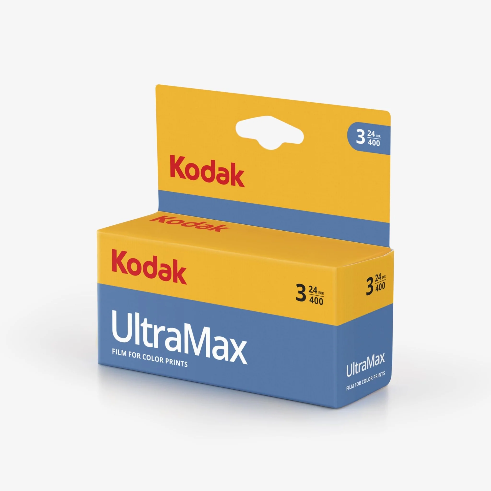 Kodak Ultramax 400 Color Negative Film 35mm 24 Exposures 3-Pack