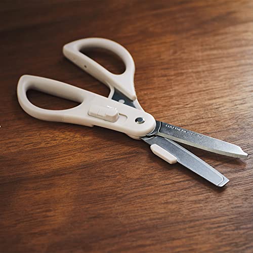 KOKUYO 2‑Way Scissors with Box Opener Glueless Blade Light Gray (P412LM) - Image 11