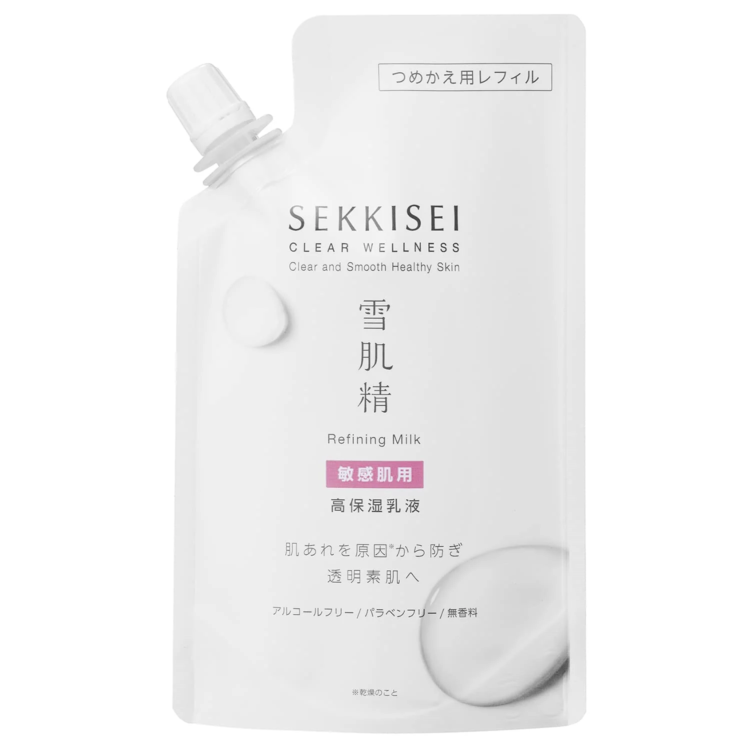 KOSÉ SEKKISEI Clear Wellness Refining Milk Sensitive Skin Refill 120mL