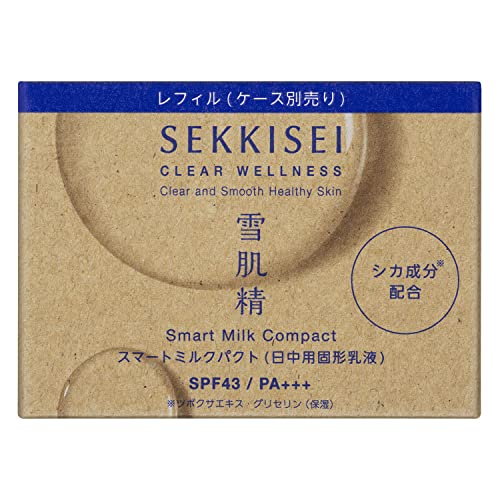 KOSÉ SEKKISEI Clear Wellness Smart Milk Compact SPF43 PA+++ Sunscreen 15g - Image 6
