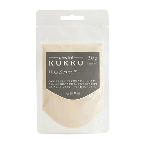 KUKKU Limited Additive-Free Akita Apple Powder 30g (Japan)