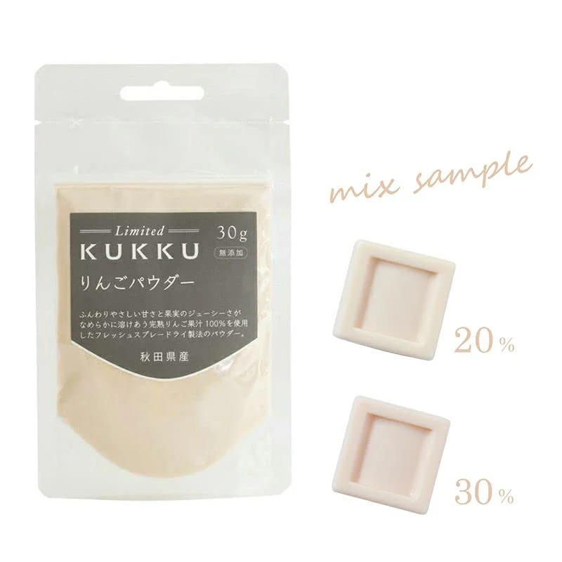 KUKKU Limited Additive-Free Akita Apple Powder 30g (Japan) - Image 4