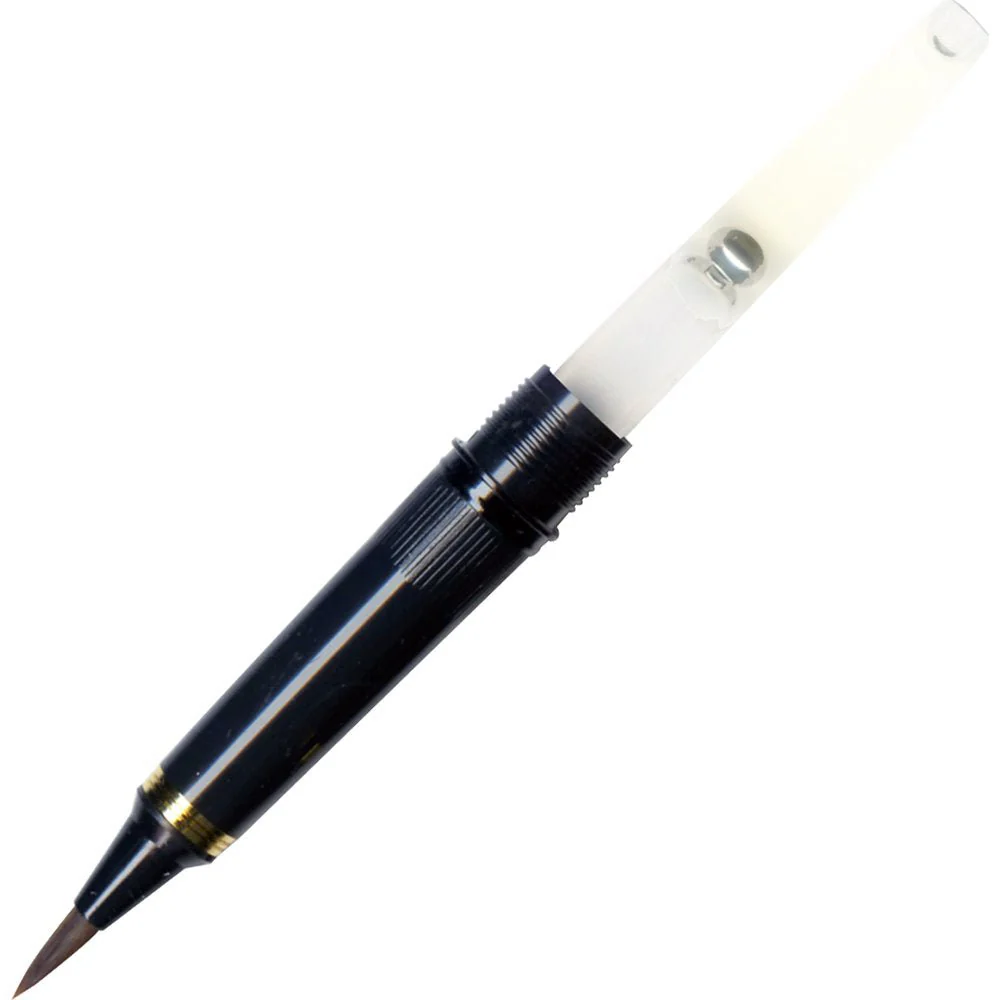 Kuretake Brush Pen Fountain Pen Real Hair Replacement Nib DAM2-999 Black - Image 3