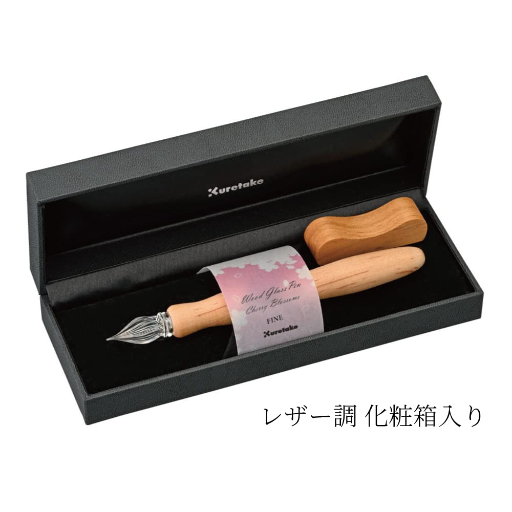 Kuretake Wood Glass Fine Tip Cherry Blossom Pen ECF170-001 - Image 4
