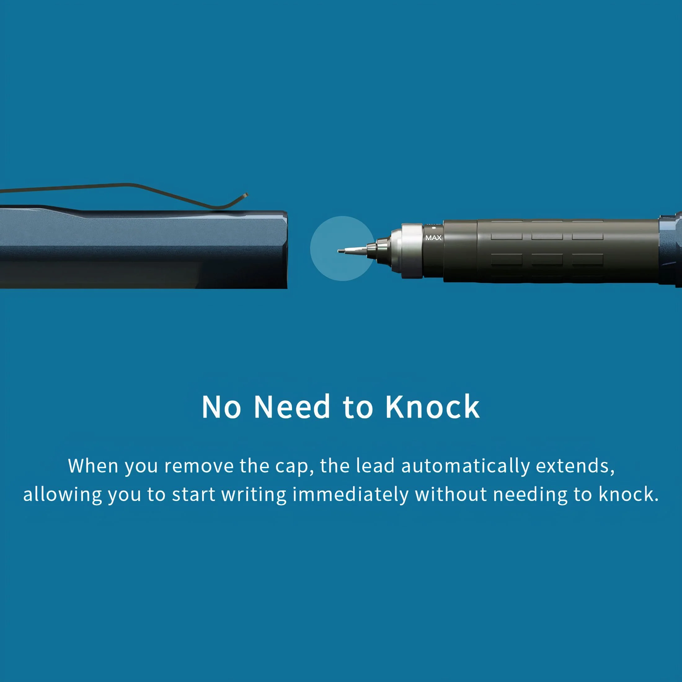 MITSUBISHI PENCIL Kuru Toga Dive 0.5mm Mechanical Pencil — Abyss Blue - Image 7
