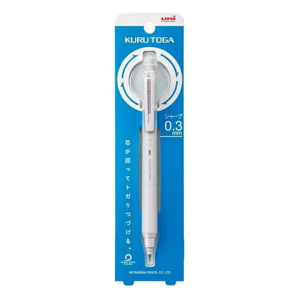 MITSUBISHI PENCIL Kuru Toga KS 0.3mm Mechanical Pencil Light Gray