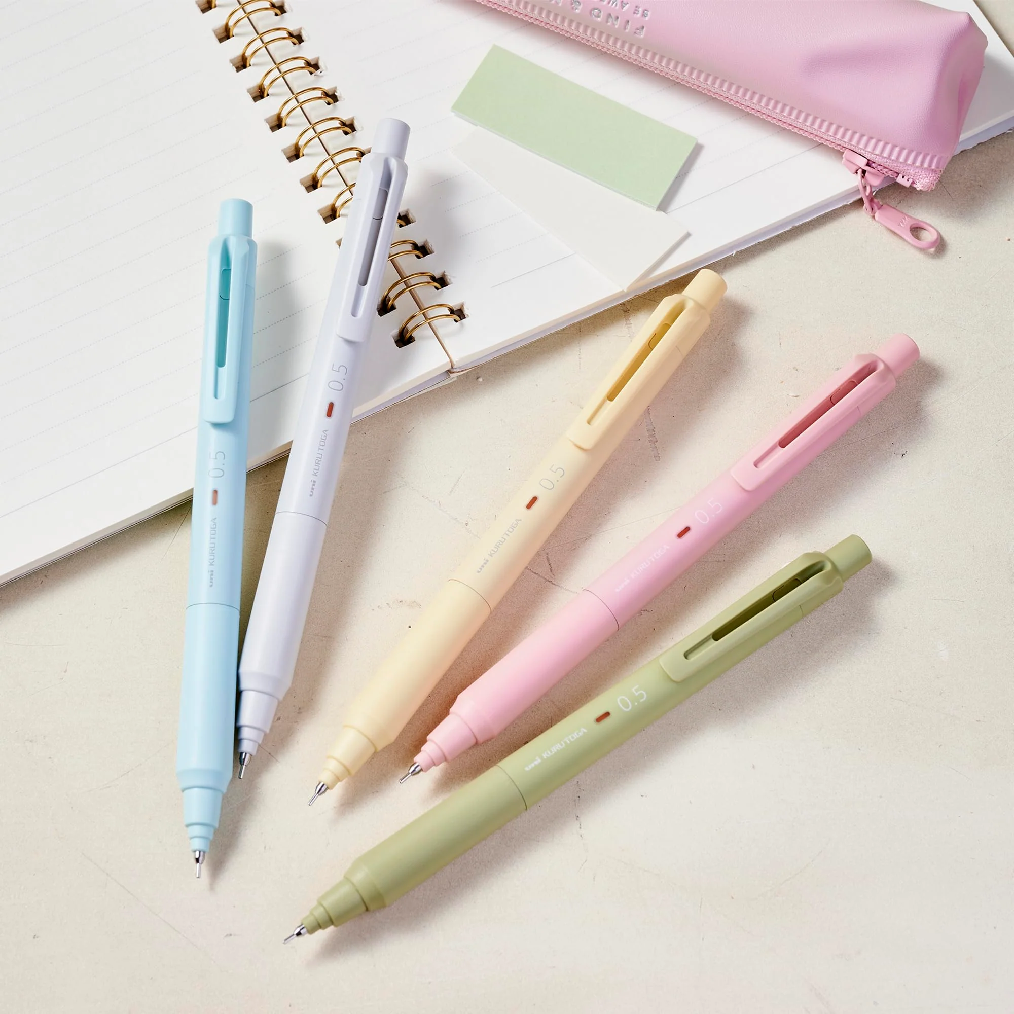 MITSUBISHI PENCIL Kuru Toga KS 0.5mm Mechanical Pencil Herb Green - Image 4