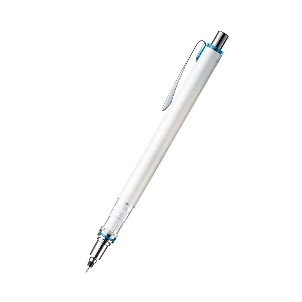 MITSUBISHI PENCIL Kurutoga Advance 0 5mm Mechanical Pencil — White Lead-Break Protection