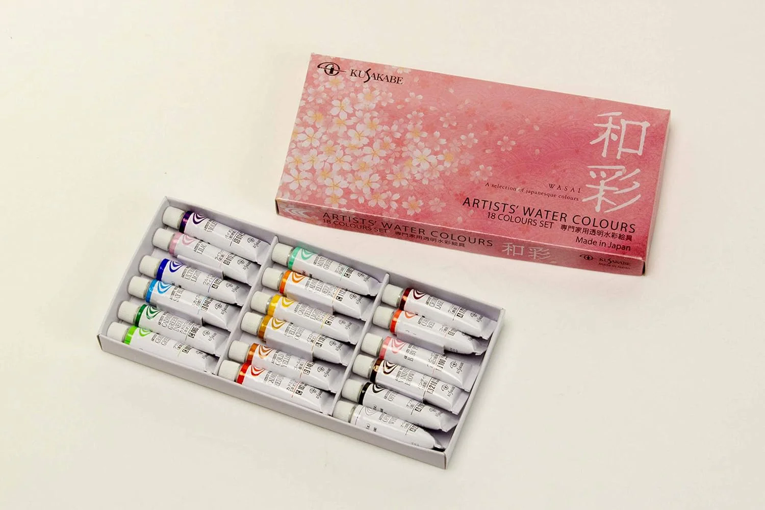 Kusakabe Transparent Watercolor Paint Set 18 Colors 5ml Japanese Style - Image 3