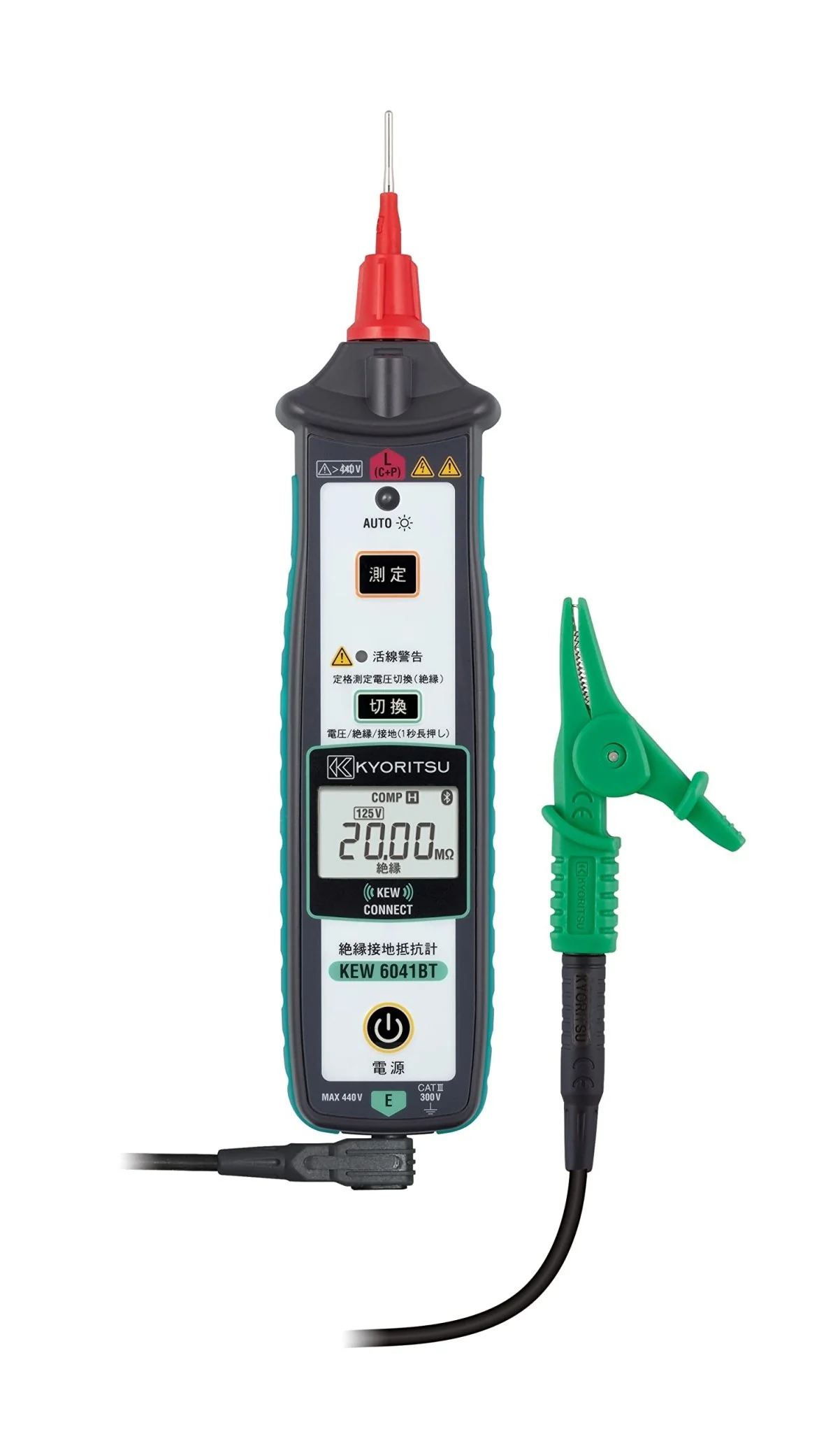 Kyoritsu KEW 6041BT Pen-Type Insulation & Earth Resistance Tester