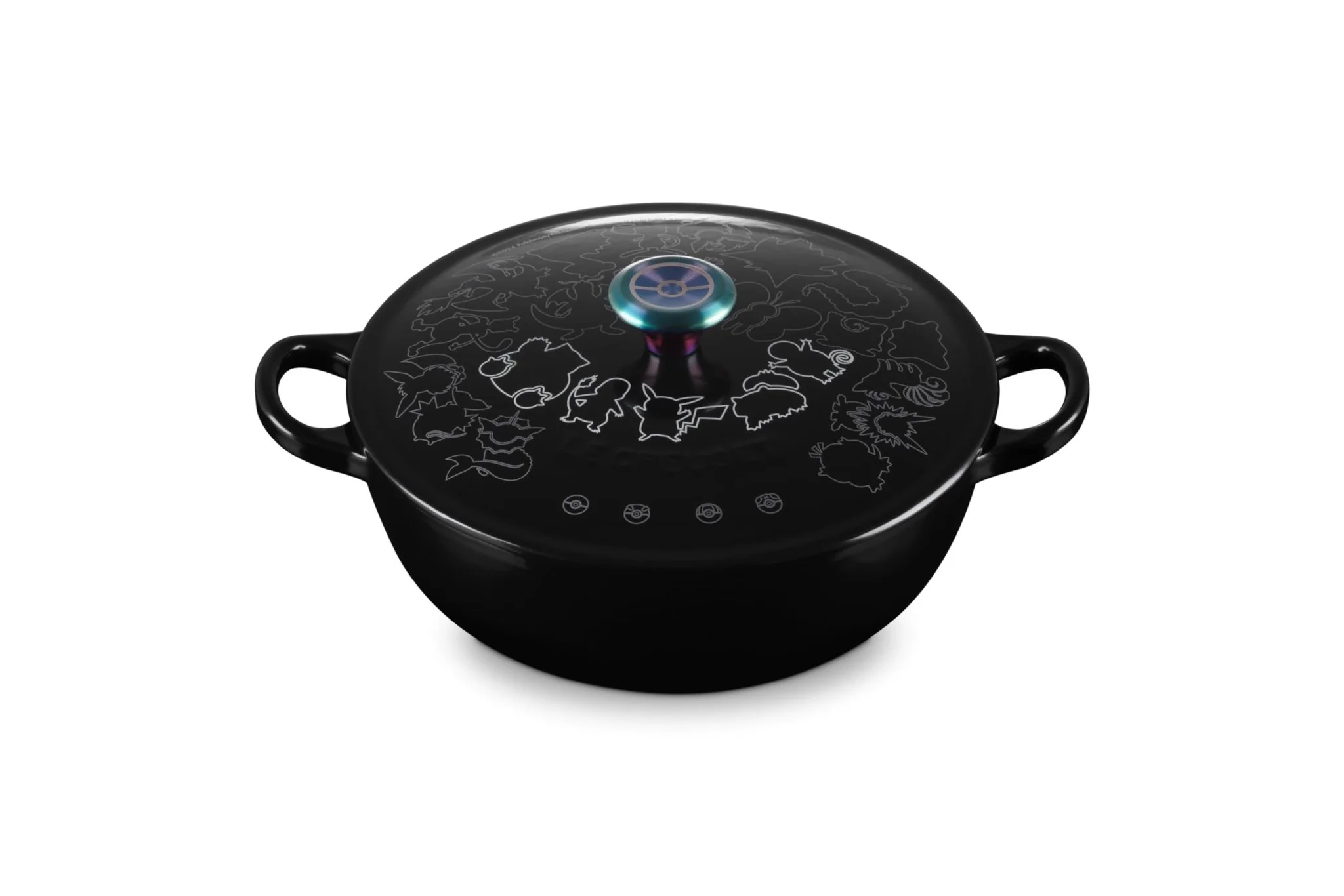 Le Creuset Pokémon Marmite 22cm iridescent knob Pokémon Collection
