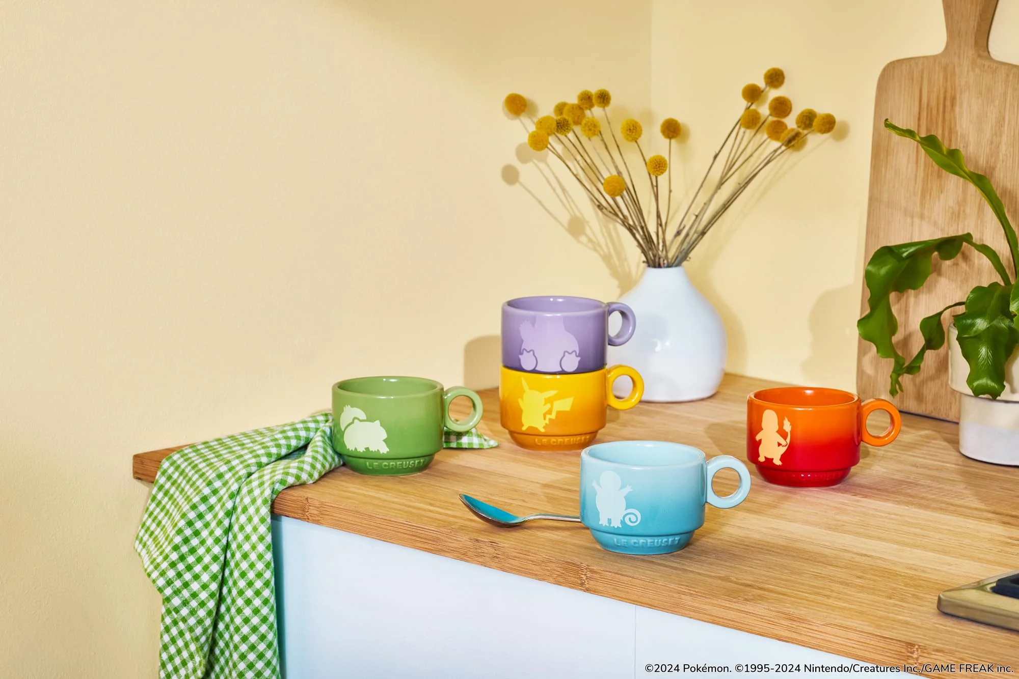 Le Creuset Pokémon Collection Stacking Mugs 5pcs set - Image 4