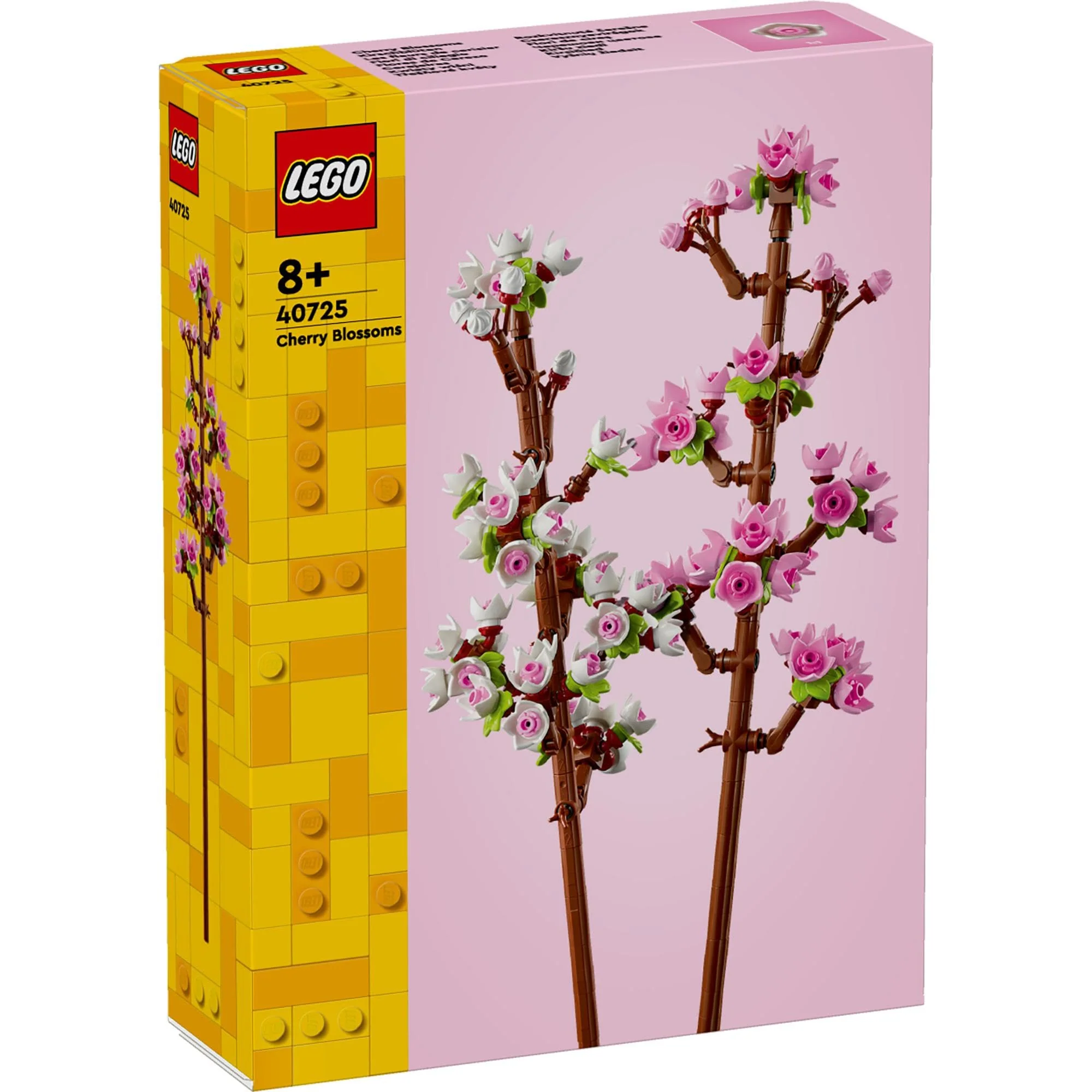LEGO Botanical Cherry Blossom Building Set 40725 Decorative Flowers - Image 2