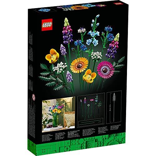 LEGO Icon Wildflower Bouquet 10313 Toy Block - Image 4
