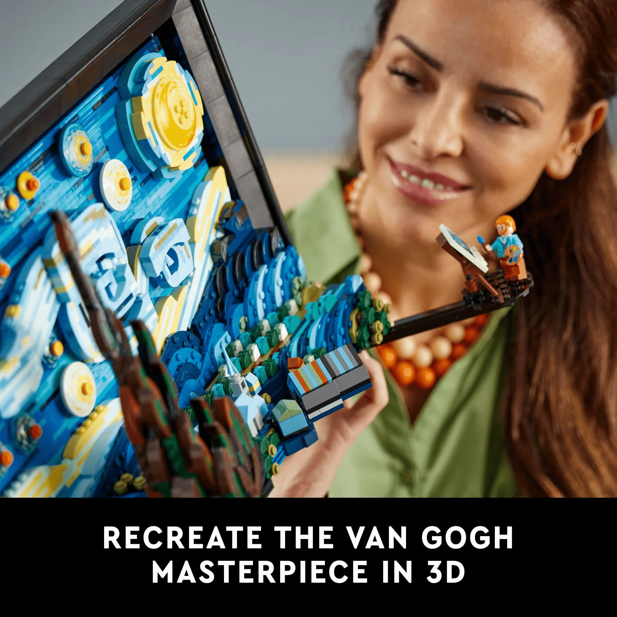 LEGO Ideas Vincent Van Gogh – The Starry Night 21333 Building Set - Image 3